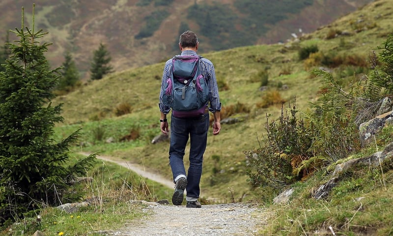 Hiking Mountain Landscape